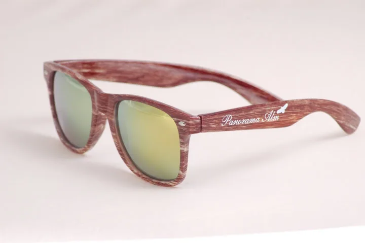 Printed sunglasses production example