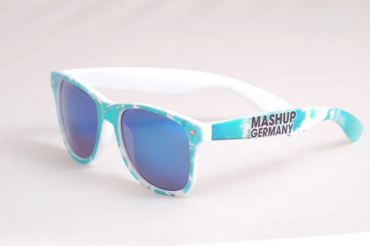 Printed sunglasses production example