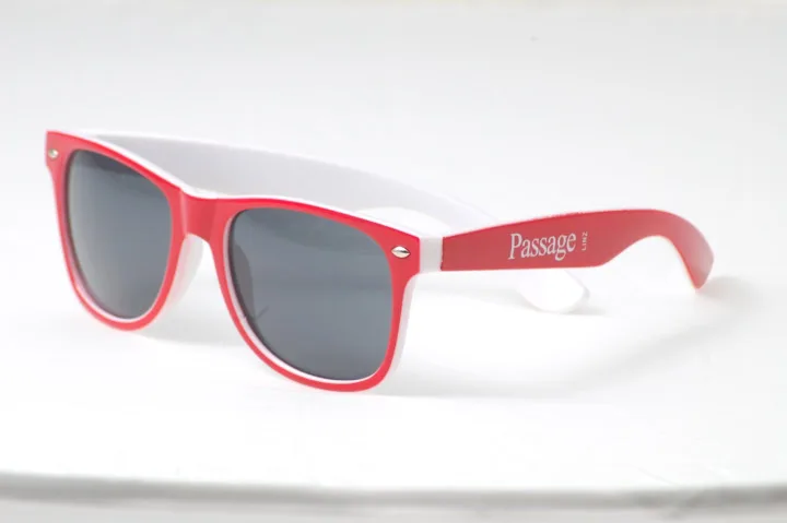 Printed sunglasses production example